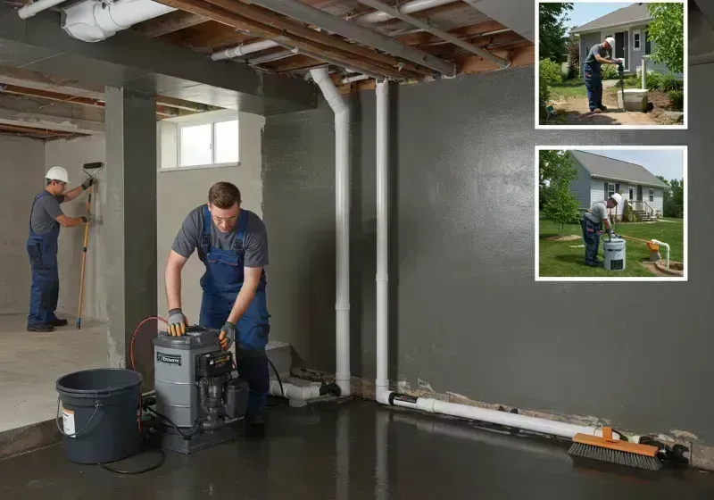 Basement Waterproofing and Flood Prevention process in Clinton, MO